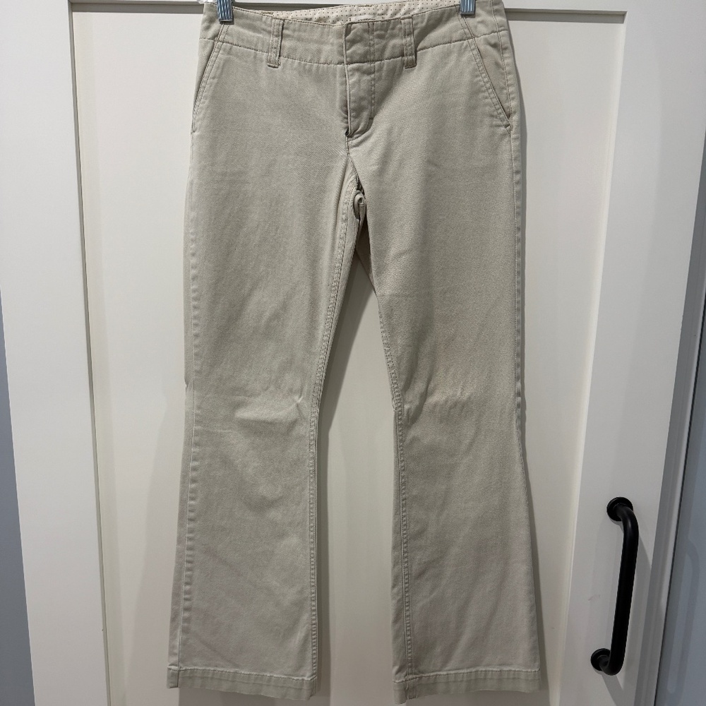 Express Beige Chinos Flare Sz 0Short